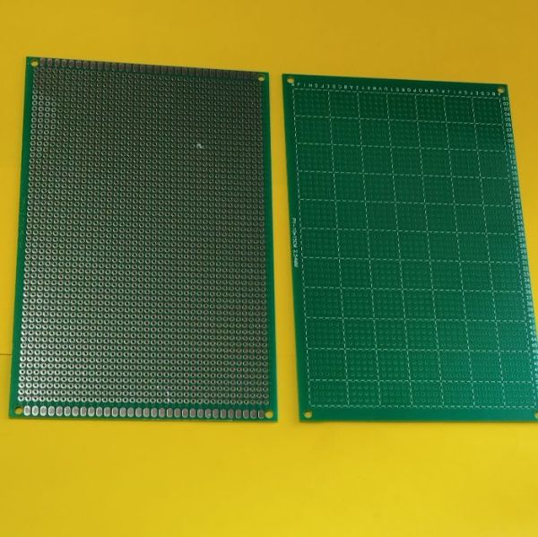 Макетна плата одностороння FR4 HAL 100*150 з маскою крок 2,5мм