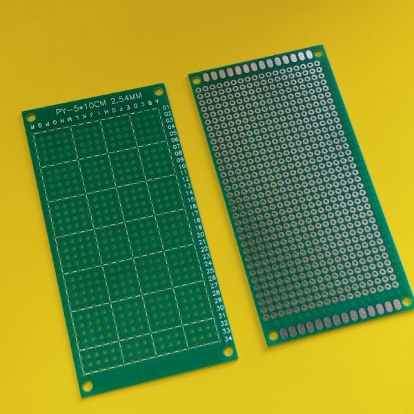 Макетна плата 50x100 мм одностороння текстоліт FR-4