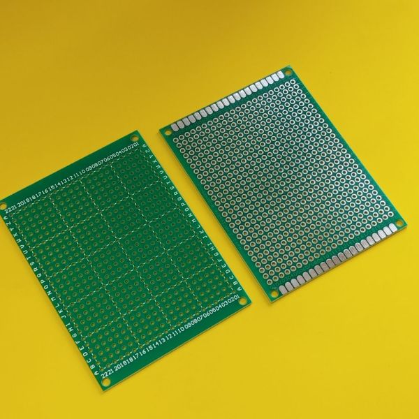 Макетна плата одностороння FR4 HAL 60*80 з маскою