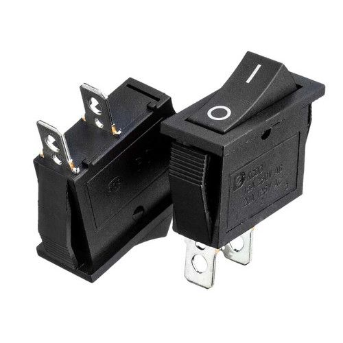 KCD3-101 (2pin) 15A,250V ON-OFF чорний перемикач Daier
