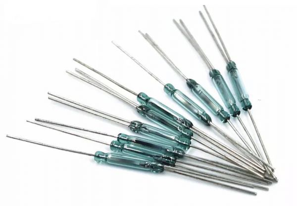 Герконовый, 3-контактный магнитный переключатель, 2,5*14 мм, RI-90