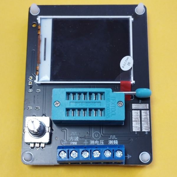 Тестер напівпровідників GM328A ESR-метр вимірювач RLC генератор вольтметр частотомір Прошивка