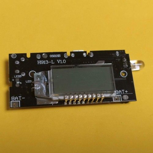 Плата контроллер к PowerBank с LCD дисплеем, 2 USB 5В, 2А