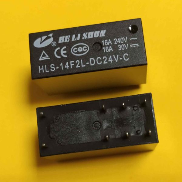 HLS-14F2l-24VDC-16A-конт.1З реле Helishun