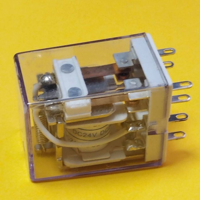 HLS-4453(18F)-2C- 24VDC-5A-конт.2З реле Helishun (клеми)