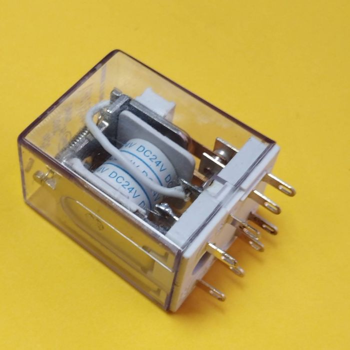 HLS-4453(18F)-2C- 24VDC-5A-конт.2З реле Helishun (клеми)