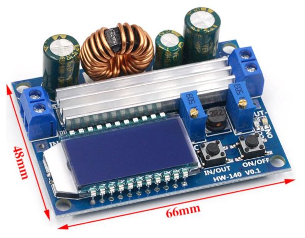 DC-DC ПЕРЕТВОРЮВАЧ ПІДВИЩУЮЧИЙ/ЗНИЖУЮЧИЙ ZK-SJVA-4X