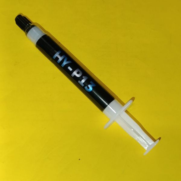 Термопаста HY-P13 2 г Halnziye з теплопровідністю 13.4 Вт/мК, грама шприц, сіра