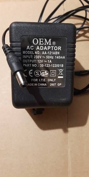 Блок живлення OEM AC ADAPTOR AA-121ABN 12V ~ 1A