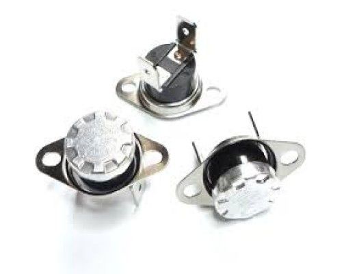 KSD301 10A 250В 130°C термостат(норм/замкн.,вертикальн.контакти,нерухомий фланець)