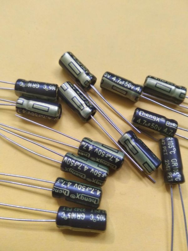 4,7mkf 50v 105°C  електроліт ChengX GR 5*11