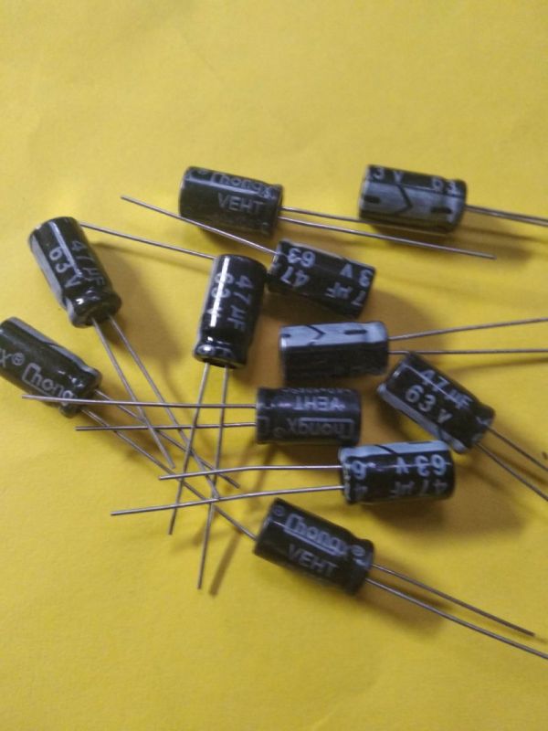 47mkF 63V 105°C 6*11mm електроліт (CHONGX VEHT)