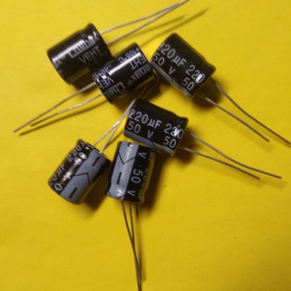 220mkf 50v 105°C  электролит ChоngX VEHT 10*13