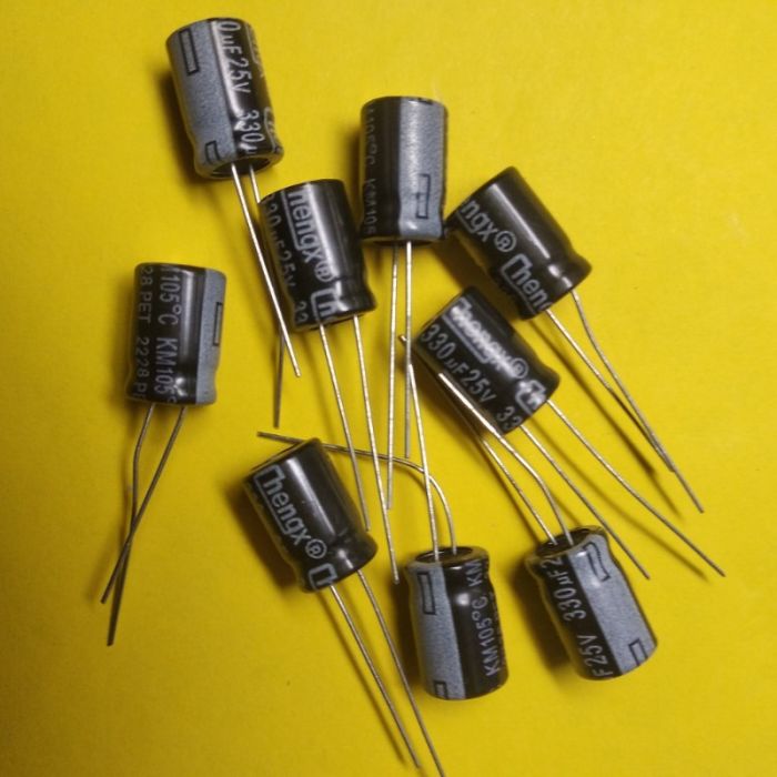 330mkF 25V 105°C 8*12 MM Електроліт KM CHENGX
