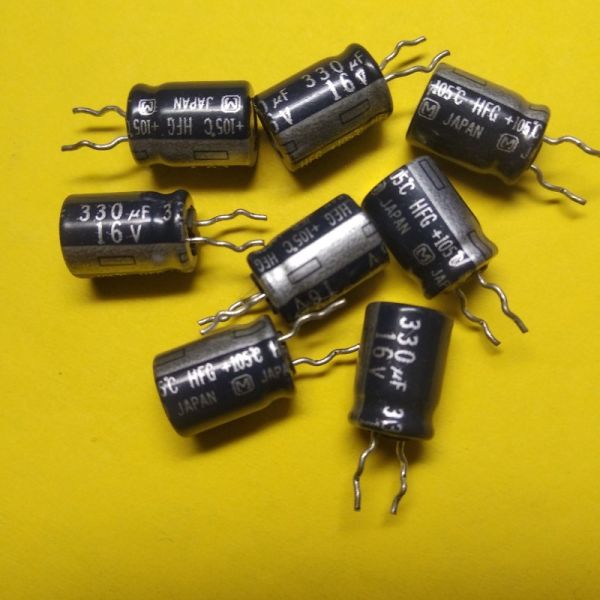 330mkf 16v (105°C) Електроліт HFG 8*11,5 PANASONIC