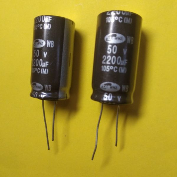 2200mkf 50v (Низький імпеданс) <WB> 18*35,5 SAMWHA