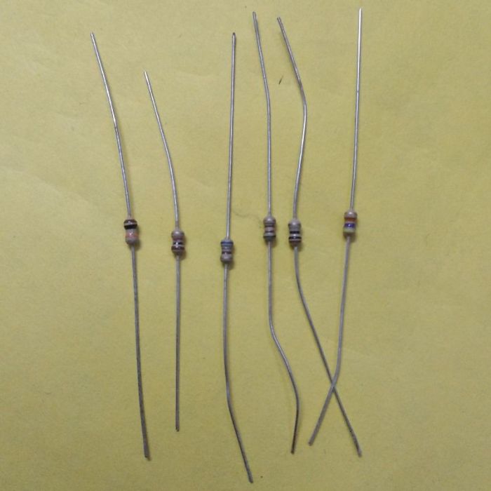 1 Мом CF-1/8W 5% углеродистый резистор