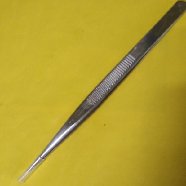 ПІНЦЕТ TWE-8 150мм ПРЯМИЙ з нержавіючої сталі