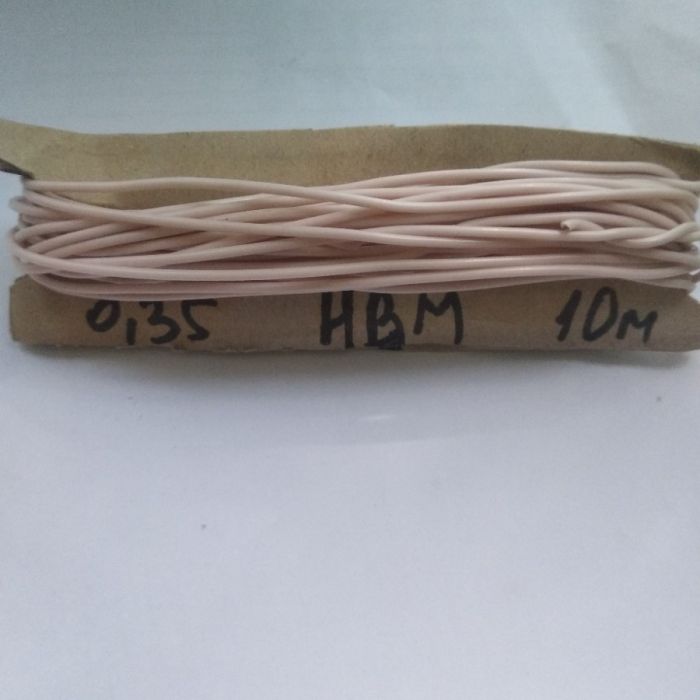 Провід НВМ 0,35кв.мм бежевий (1метр)