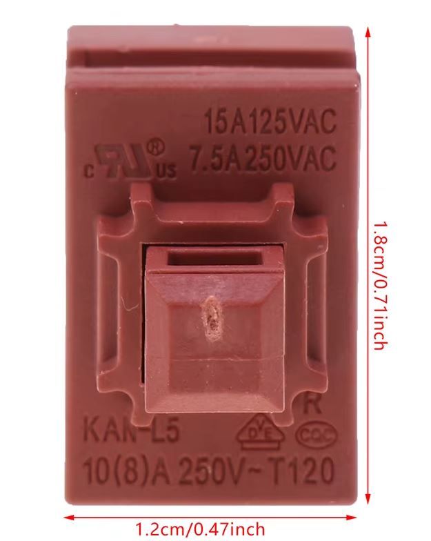 Кнопочный переключатель KAN-L5 7,5A 250В