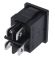 KCD1-104, 4pin, 6A, 250V; ON-OF; корпус черный; клавиша черная; переключатель Daier