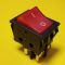Клавішний перемикач KCD2-2-201NS, двопозиційний, 250В 16А, 4 контакти під гвинт