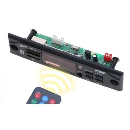 Модуль стерео аудіо MP3, FM-плеєр з bluetooth, usb, micro cd