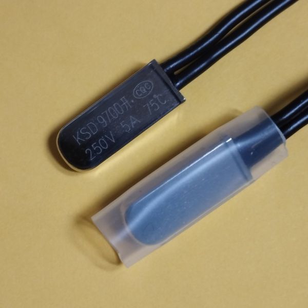 KSD9700 5A 250В 75°C термостат норм./відкритий