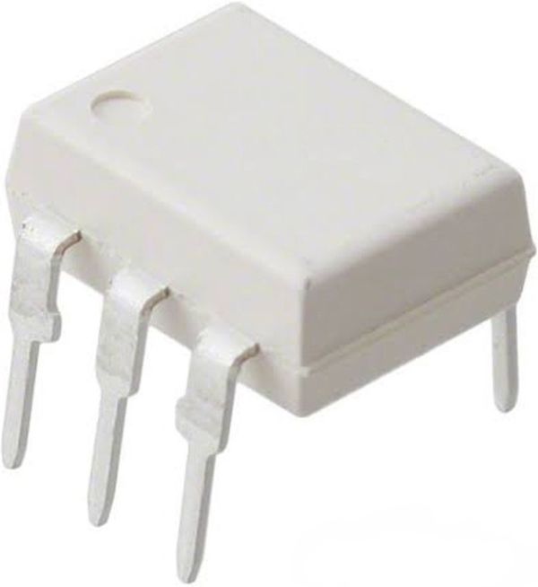 MOC3052, оптопара с симисторным выходом 600В, DIP-6