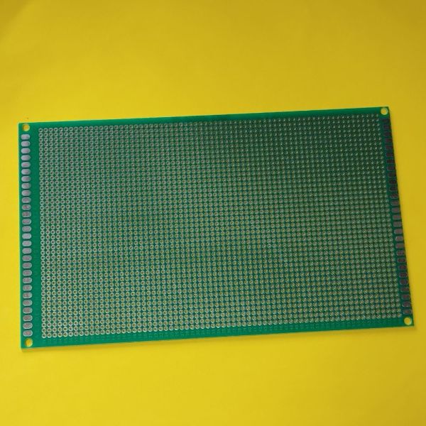 Макетна плата одностороння FR4 HAL 9*15 товщина 1.6мм з маскою крок 2.00