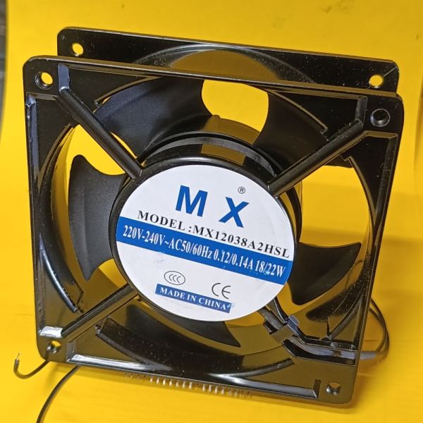 Вентилятор MX MX12038A2HSL 220в 0,12а 120*120*38мм