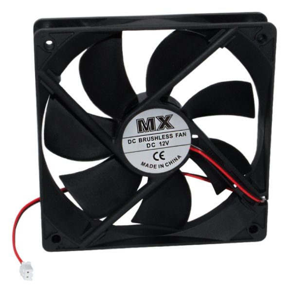 Вентилятор 120*120*25мм 12В 0.2А 2 дроти MX12025 DC ковзання