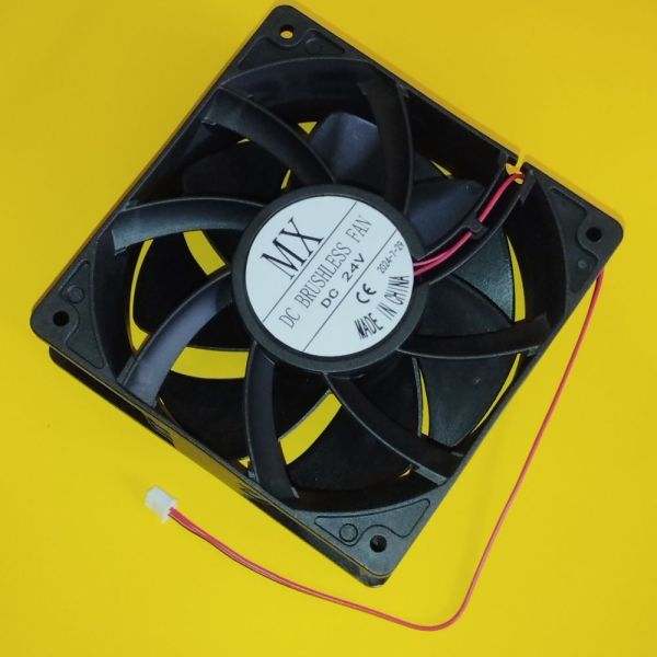 Вентилятор MX-12038 24В 2 дроти 120*120*38мм, 0.25A ковзання