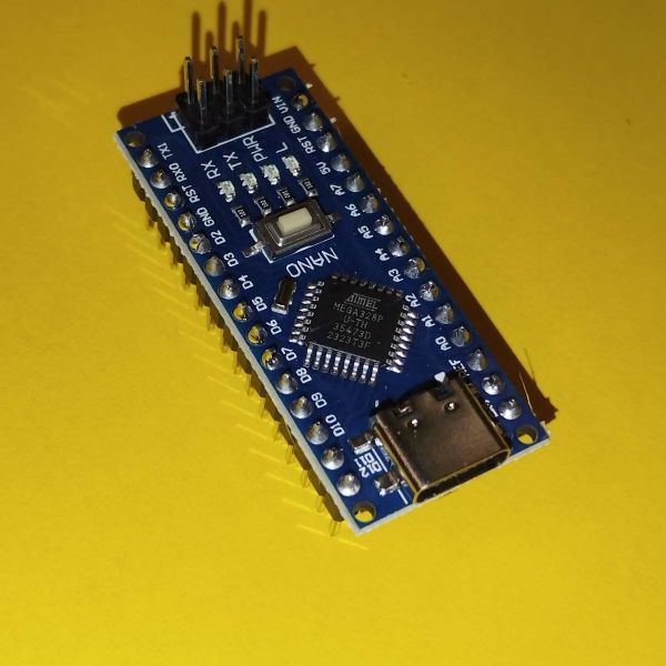 Arduino Nano V3.0 ATmega328P Type-C з розпаяними роз'ємами