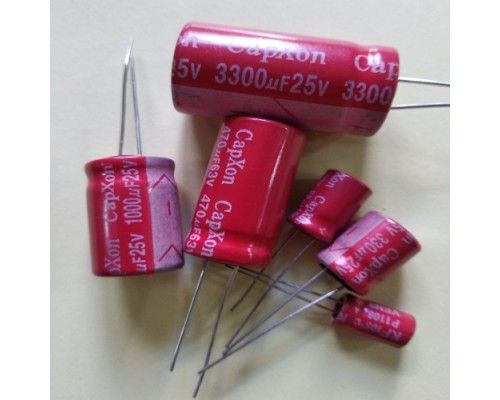 220mkf 35v (Низький імпеданс) <KF> 10*12,5 Capxon