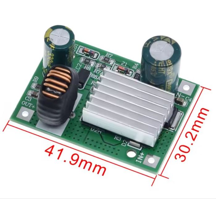 Знижувальний DC-DC перетворювач Uвх: 9-120В Uвих: 5В 3А