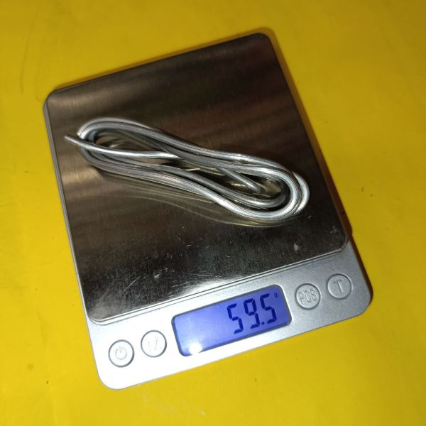 Припій ПОС-61 дріт без флюсу 1метр діаметр 3,0мм