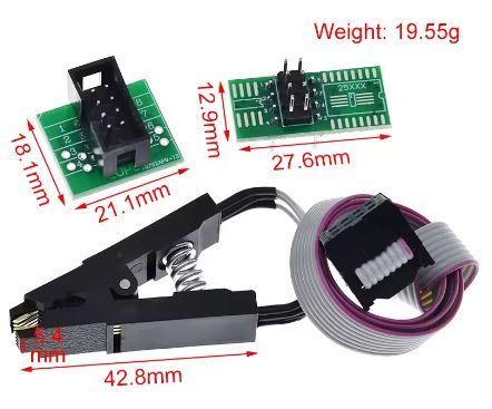 Тестовий затискач для EEPROM SOIC8 SOP8