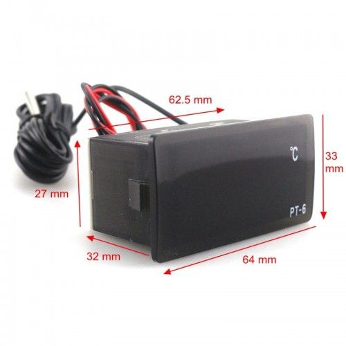 PT-6 цифровий термометр -40~110℃ AC 220V