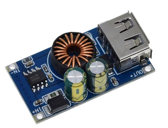 Модуль понижуючий QC-MINIз підтримкою швидкої зарядки QC2.0 QC3.0