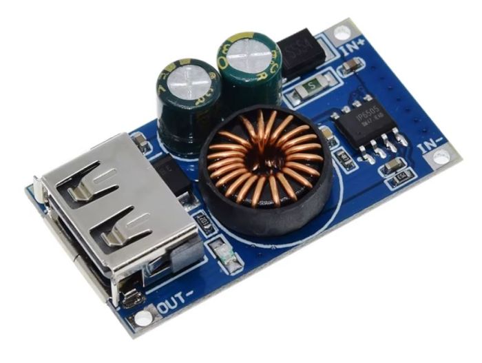 Модуль понижуючий QC-MINIз підтримкою швидкої зарядки QC2.0 QC3.0