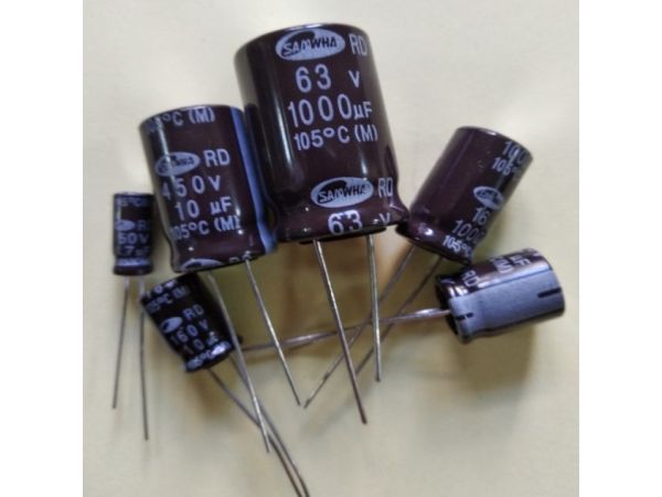 100mkf 450v (105°C) електроліт <RD> 18*40 SAMWHA