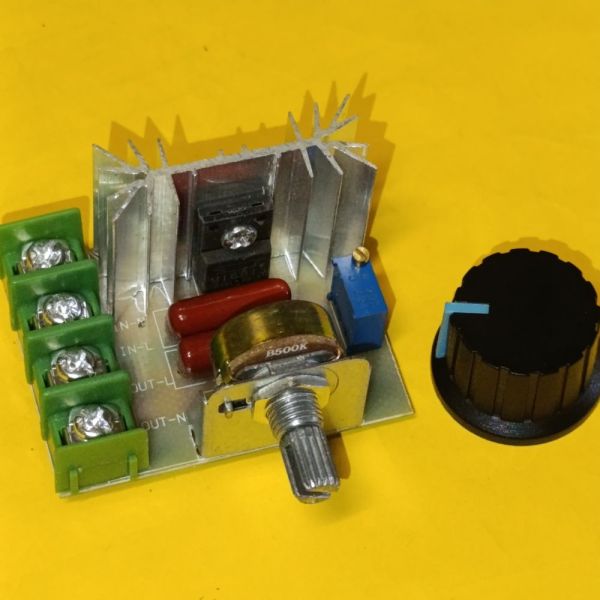 Регулятор потужності диммер 2000вт 220в фазовий симисторний на M1661S