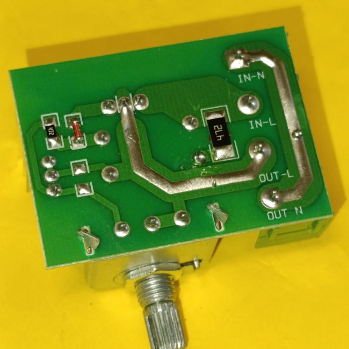 Регулятор мощности диммер 2000W 220V фазовый симисторный на M1661S