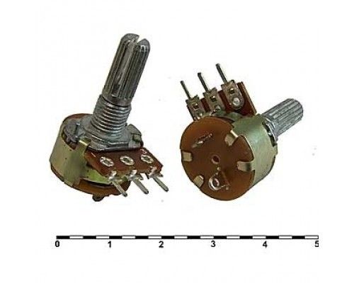 500кОм змінний резистор (моно з вимикачем) 3pin характеристика лінійна