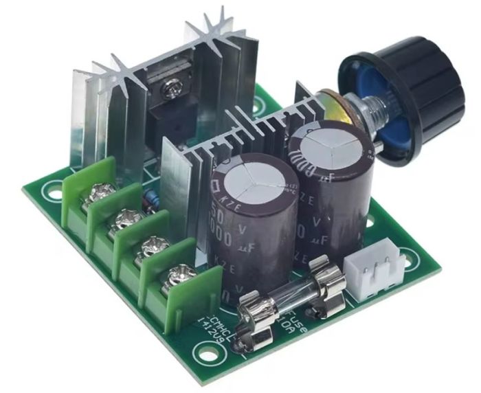 ШИМ регулятор обертів двигуна DC 12-40В 10А 400W