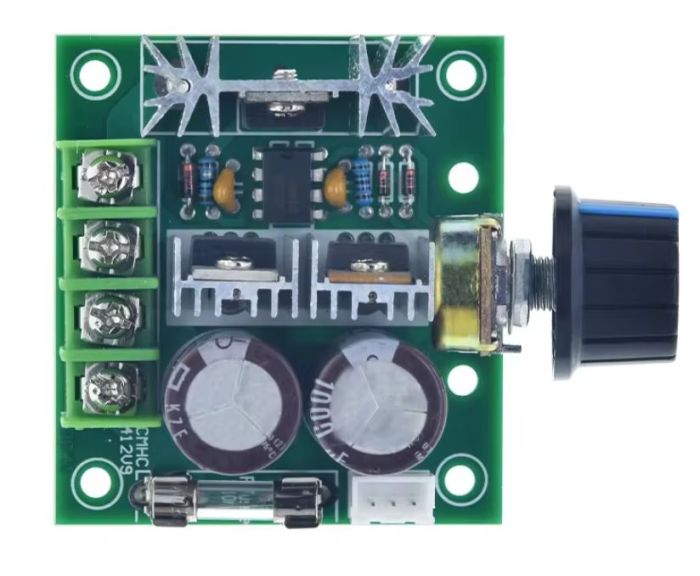 ШИМ регулятор обертів двигуна DC 12-40В 10А 400W