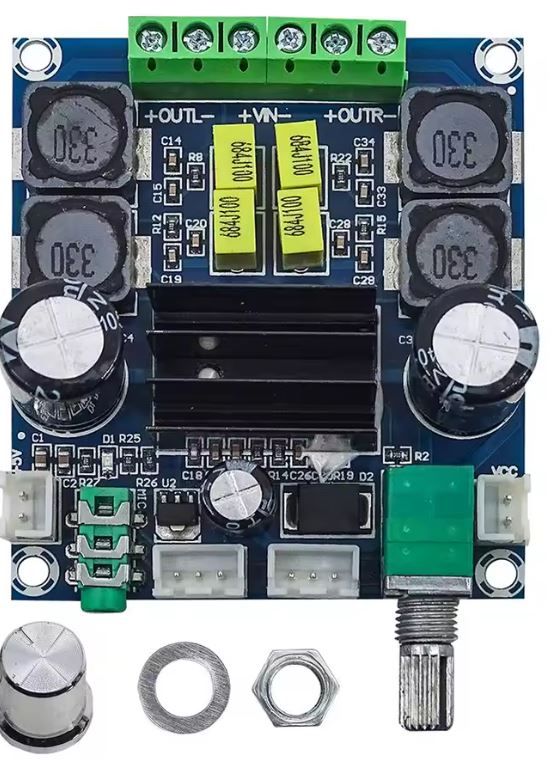 Аудіо стерео підсилювач XH-M568 D класу 2*50 Вт, на TPA3116D2