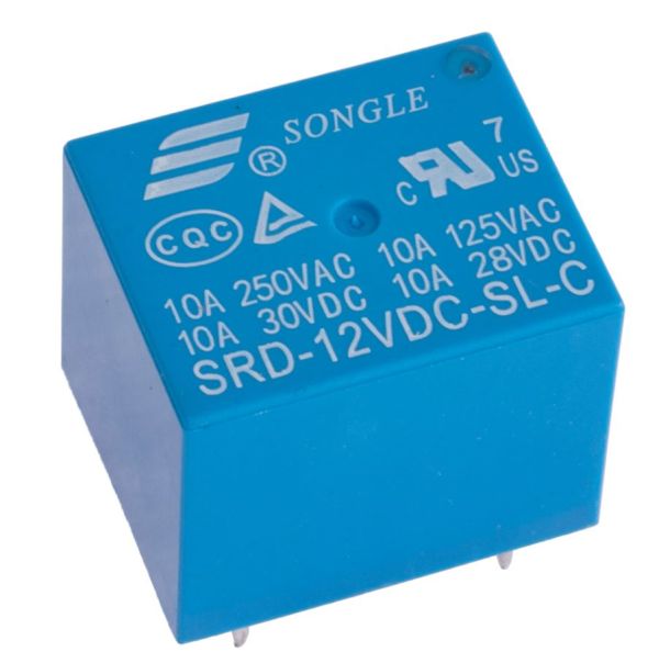 Реле SRD-12VDC-SL-C (T73) 12V/10A/250VAC SONGLE