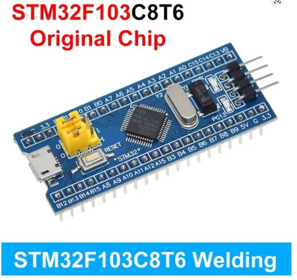 Модуль STM32F103C8T6 налагоджувальна плата з розпаяними роз'ємами